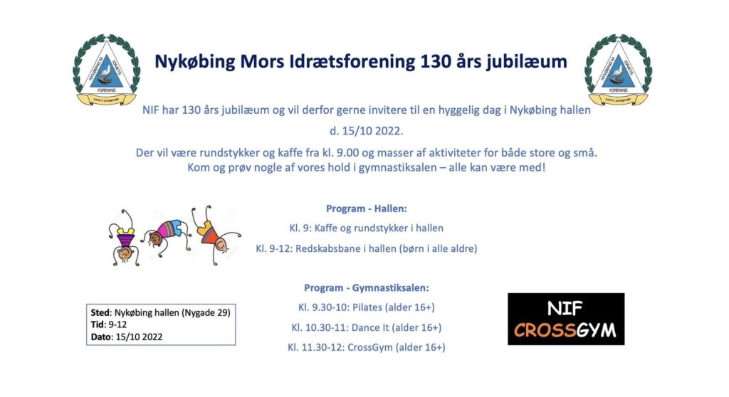 Nykøbing Idrætsforening 130 års Jubilæum